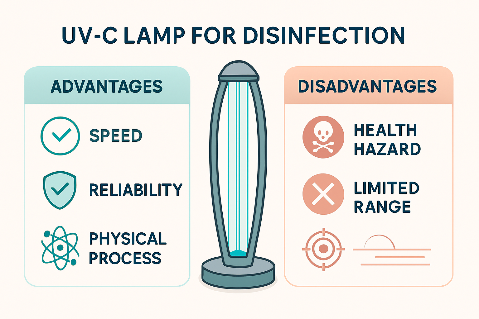 Vantagens e desvantagens da lâmpada UV-C